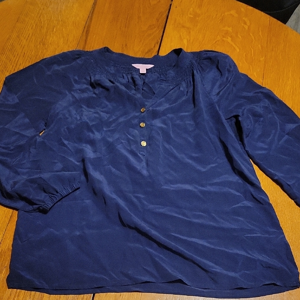 Lilly Pulitzer Deep Blue Top